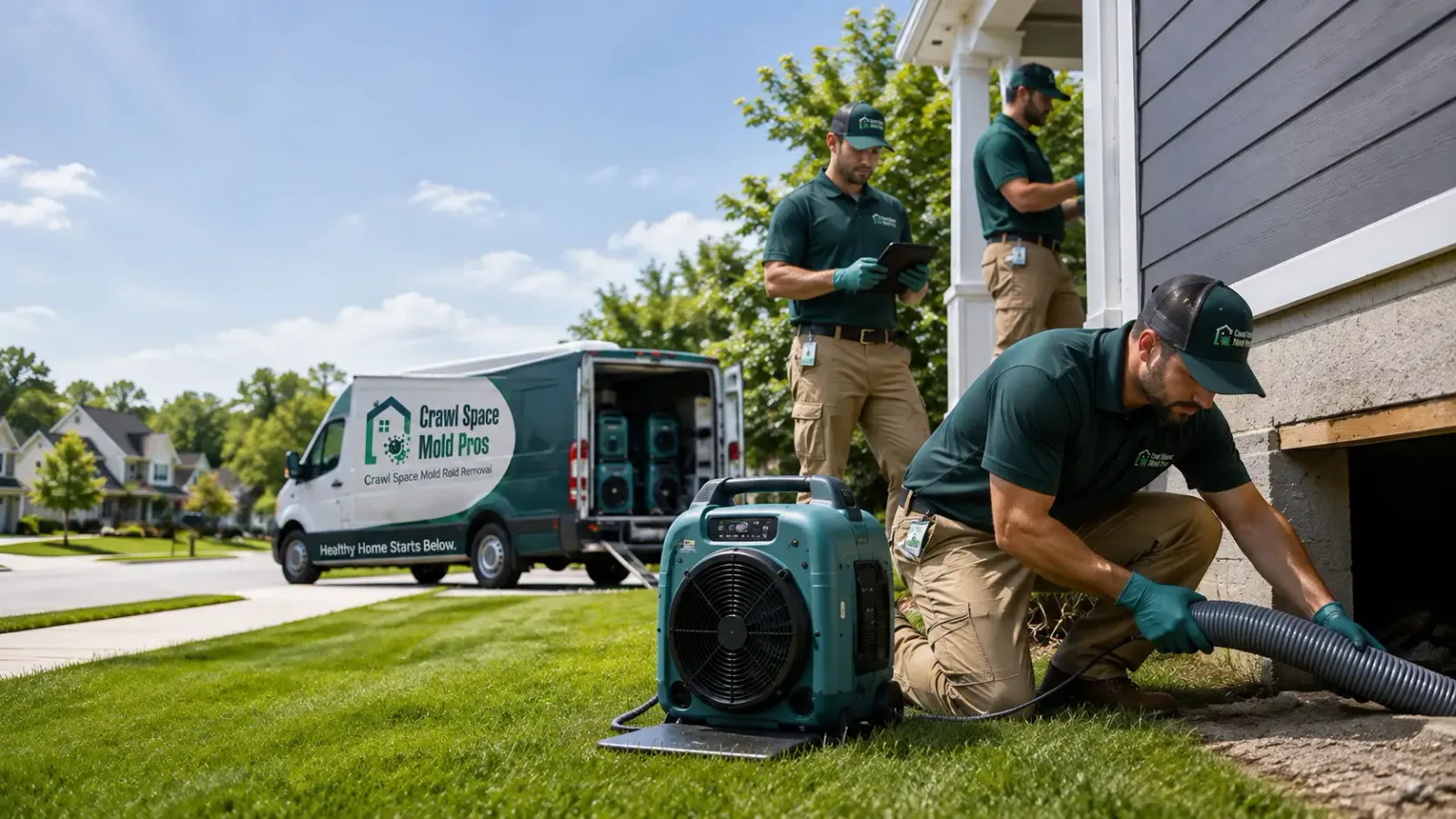 Crawl Space Mold Removal in Reddick, IL